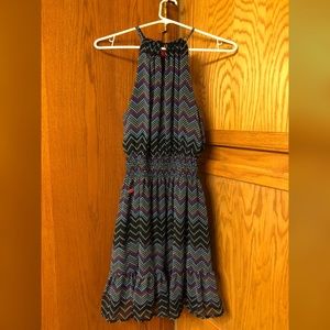 Candie's blue aztec dress